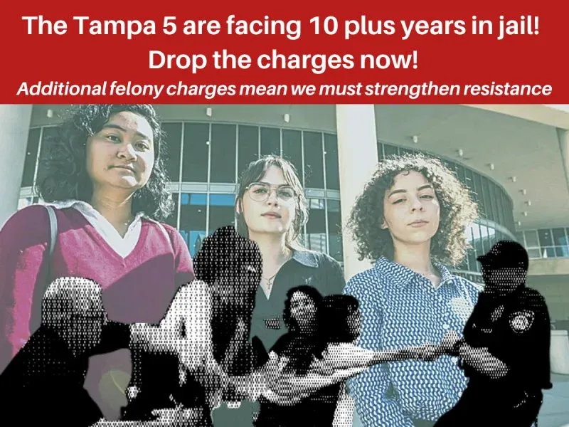 Activism is not a crime! July 12ᵗʰ Rally to Defend the Tampa 5!